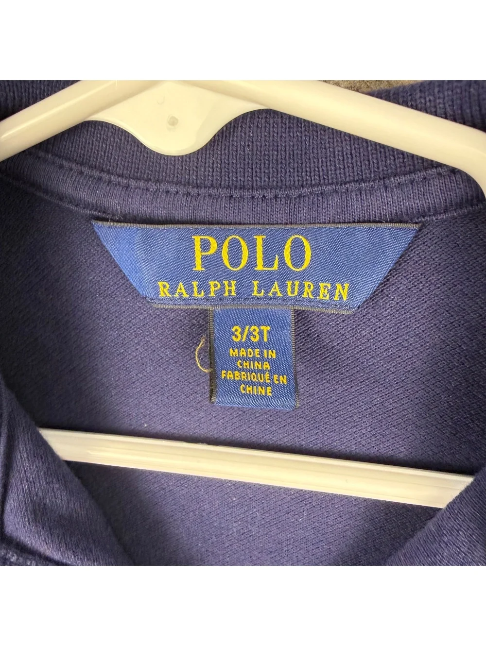 Polo Ralph Lauren Short Sleeve Polo Dress Navy Blue Pink Girl’s 3T Stretch 663